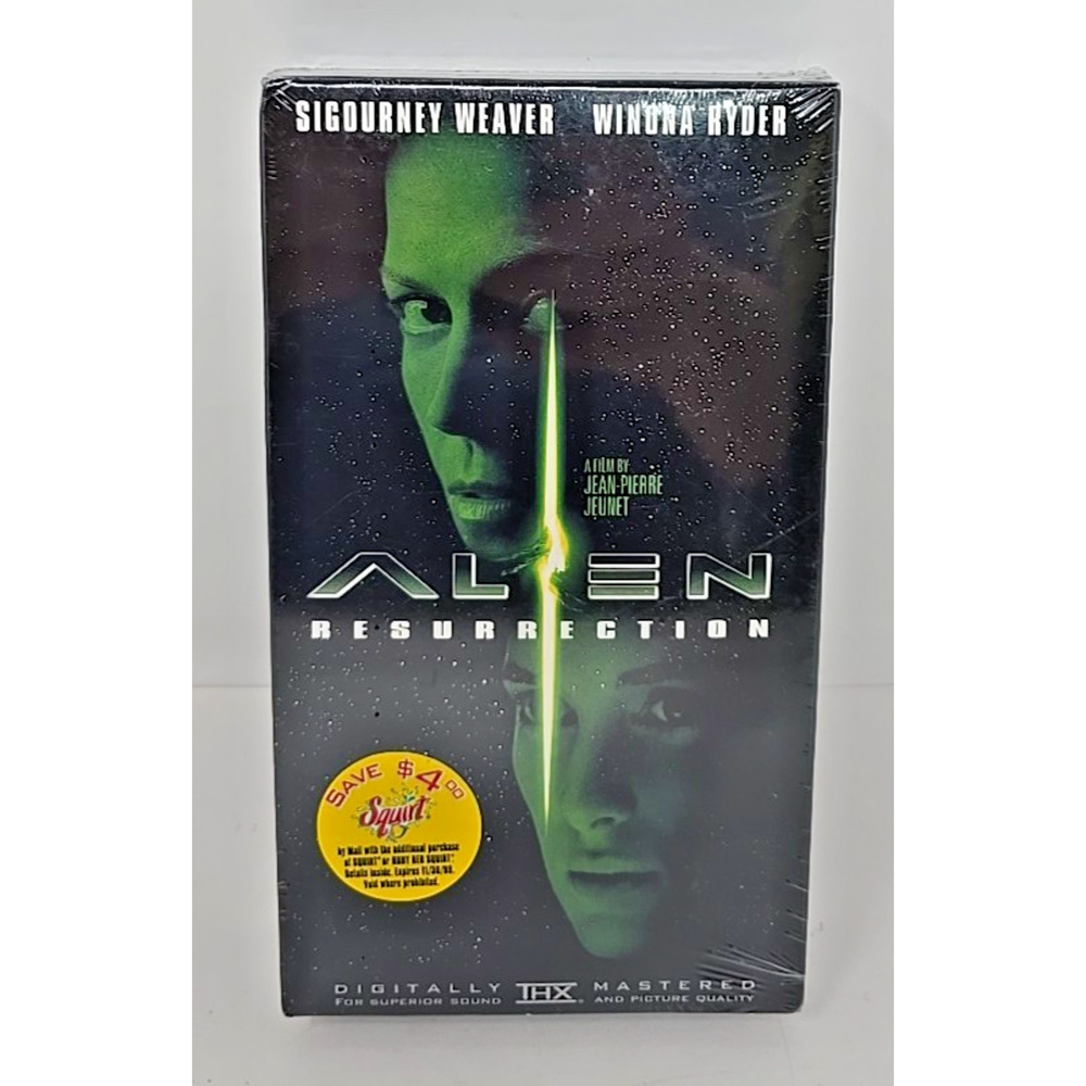 Alien Resurrection Sealed VHS With Squirt Promo Sticker U174